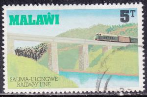 Malawi 346  Salima Lilongwe Railway, Train 1979