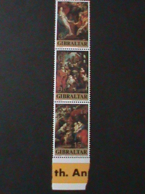 GIBRALTAR 1977 SC#359//62 NUDE ARTS PAINTING PAUL RUBENS 400TH ANNIV-MNH VF