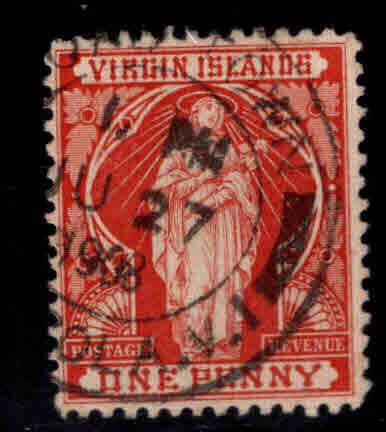 British Virgin Islands Scott 22 Used 1899 St. Ursula stamp