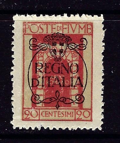 Fiume 187 MNH 1924 overprinted issue