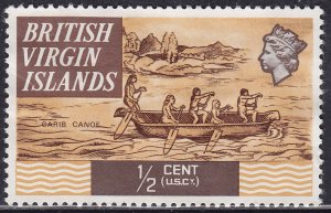 British Virgin Islands 206 Carib Canoe 1970