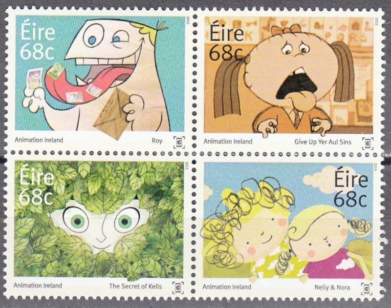 ireland  scott no 2066 a-d  mnh
