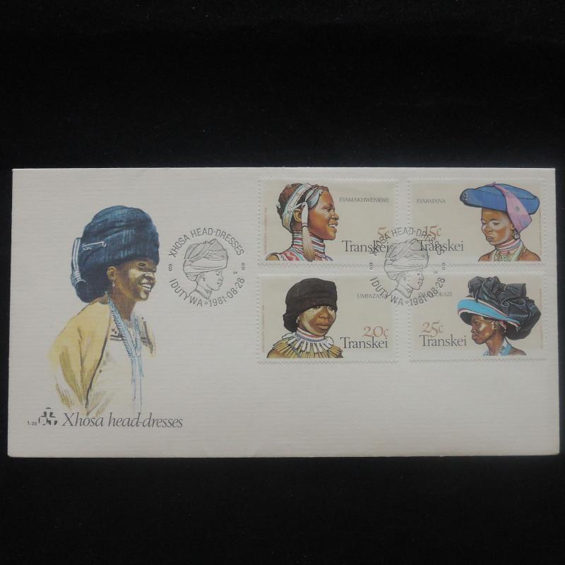 ZS-P197 TRANSKEI - Fdc, Hair Dressing, Costumes, Folklore 1981 Cover