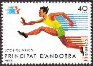 Andorra - Spanish #164 Summer Olmpics 1984 MNH