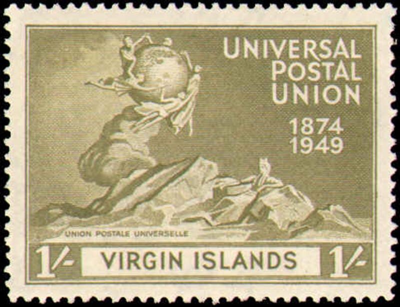 VIRGIN ISLANDS #92-95 MINT NEVER HINGED COMPLETE SET  ( 4 )