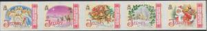 Jersey # 1295 - Christmas Songs - strip of 5 - MNH