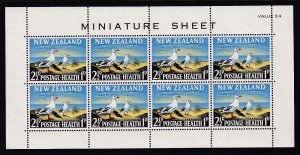 New Zealand B67a Birds Souvenir Sheet MNH VF