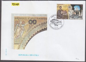 CROATIA Sc # 402 FDC -  EUPHRASIAN BASILICA in POREC