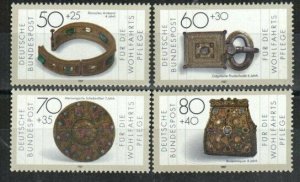 Germany Stamp B658-B661  - Gold and silver artifacts