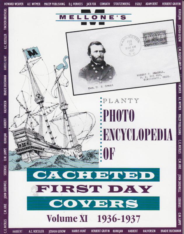 Planty, Volume XI, 1936-1937 Cacheted First Day Cover Photo Encyclopedia, NEW