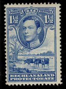 BECHUANALAND PROTECTORATE GVI SG120a, 1½d light blue, M MINT.