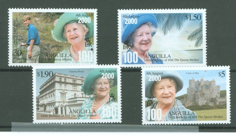 Anguilla #1024-1027 Mint (NH) Single (Complete Set) (Queen) (Royalty)