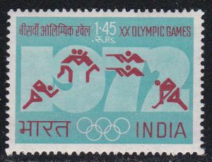 India, # 555, Olympic Games, Mint NH, 1/2 Cat.