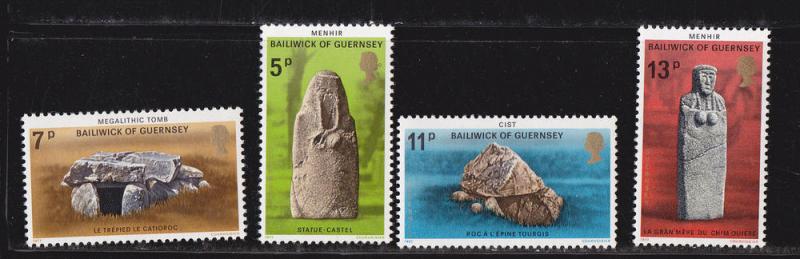 Guernsey # 149-152, Prehistoric Monuments,  NH, 1/2 Cat