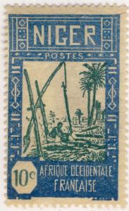 NIGER - 1926 - YV.33/MI.33 10c blue & blue-green - Mint*