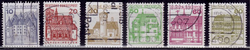 Germany, 1977-79, Castles and Palaces, used**