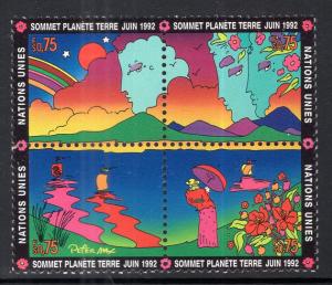 UN Geneva 219a Earth Summit Peter Max MNH VF