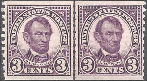 600 Mint,OG,NH... Line Pair... SCV $60.00