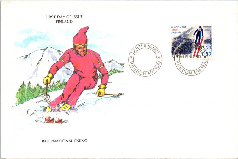 Finland, Worldwide First Day Cover, Sports