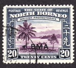 North Borneo Scott 217 F to VF used. Lot #A.  FREE...