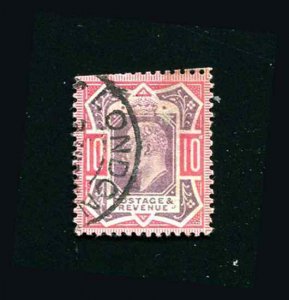 Great Britain Scott 137 10p  King Edward VII  Used  CV $70.00
