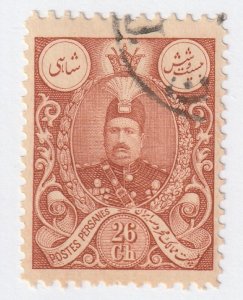 Persia Middle East Stamp Scott#436 Used Hinged 26ch  Post Mark