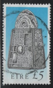 Ireland 1990-95 used Sc 793 5pd St. Patrick's Bell Shrine Type III - Artifact...