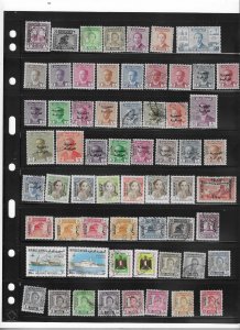 IRAQ COLLECTION ON STOCK SHEET MINT/USED