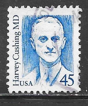 USA 2188: 45c Dr. Harvey Cushing, used, VF