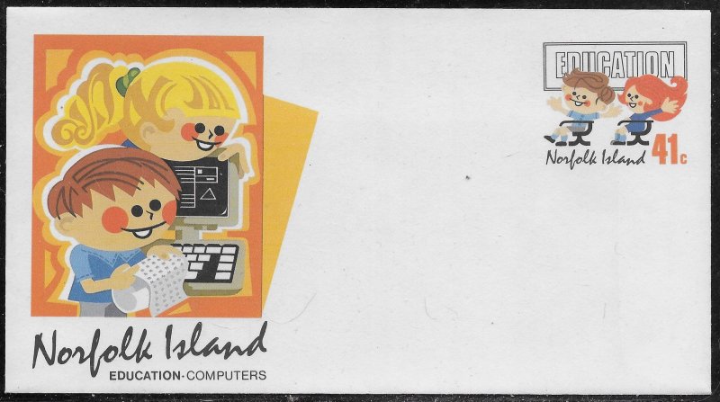 Norfolk Island 1989 Education Envelope set