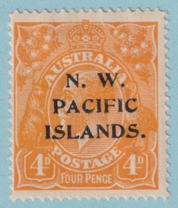 NORTH WEST PACIFIC ISLANDS 16  MINT HINGED OG * FLAW RIGHT OF CROWN - NUU