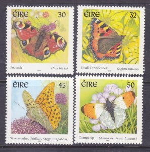 Ireland 1262-65 MNH 2000 Various Butterflies Full Set of 4 Very Fine