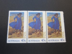 Australia 1990 Sc 1192a from booklet strip(3) MNH