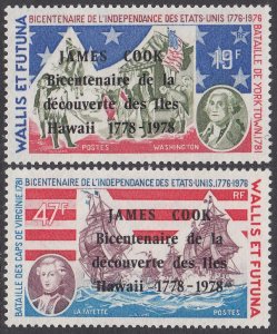 Wallis & Futuna Islands 205-206 MNH CV $9.00