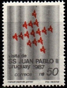 1987 Uruguay Visit of Pope John Paul II to La Plata region #1232 ** MNH