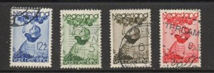 Netherlands - Sc# B82 - B85 Used          /          Lot 0324093