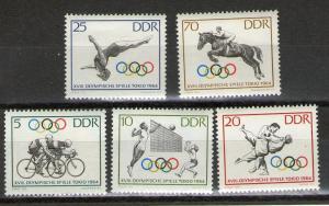 Germany - DDR 706-710 MNH