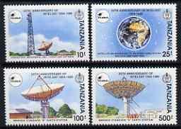 Tanzania 1991 25th Anniversary of Intelsat Satellite Syst...