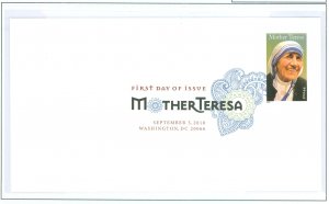 US 4475 Mother Teresa- First day of issue cover