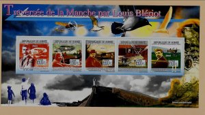 GUINEA - NH MINISHEET of 2009 - HISTORY OF AVIATION 