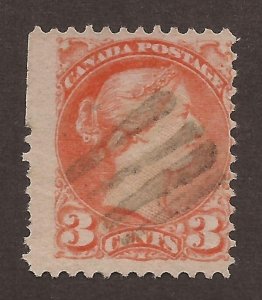 CANADA #41 USED PARTIAL IMPERF