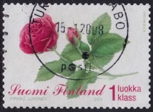 Finland - 2004 - Scott #1208 - used - Flower Rose