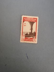 Stamps Spanish Morocco Scott #B22 h