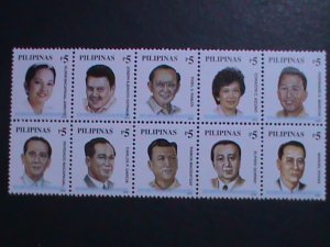 ​PHILIPPINES 2002-SC#2786a PRESIDENTS TYPE WITHOUT YEARS OF SERVICE BLOCK MNH