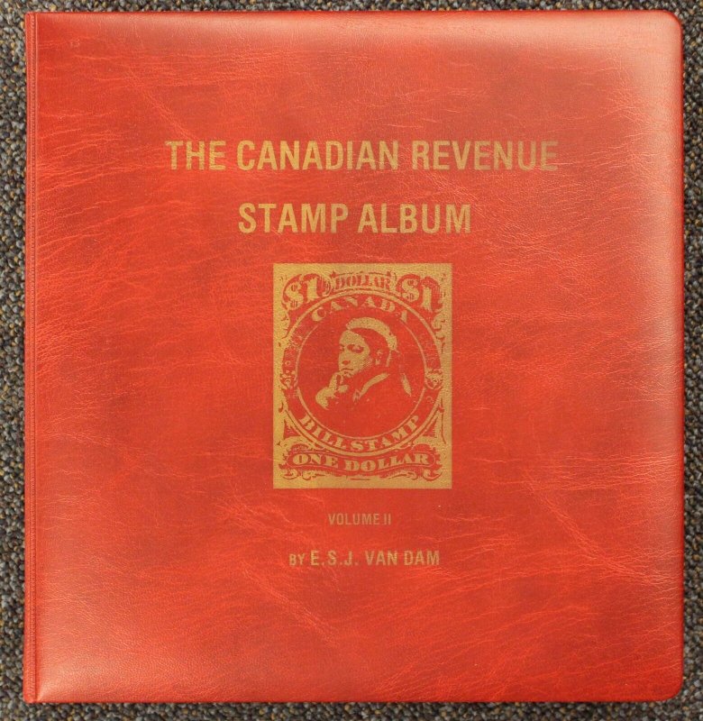 CANADIAN REVENUE STAMP ALBUM SET (VOL I & II)