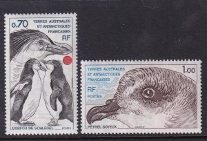 French Southern and Antarctic Territories 82-83 Birds MNH VF