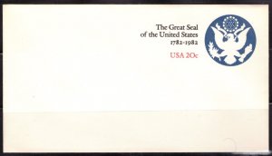 F2106   UNITED STATES   Postal Stationary # U602      Great Seal of the USA