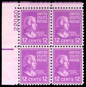 U.S. PLATE BLOCKS 817  Mint (ID # 86643)