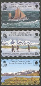 South Georgia 2000 Scott #254-256 Mint Never Hinged