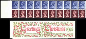 Great Britain 1978-2000 - Christmas MNH Booklet # BK672